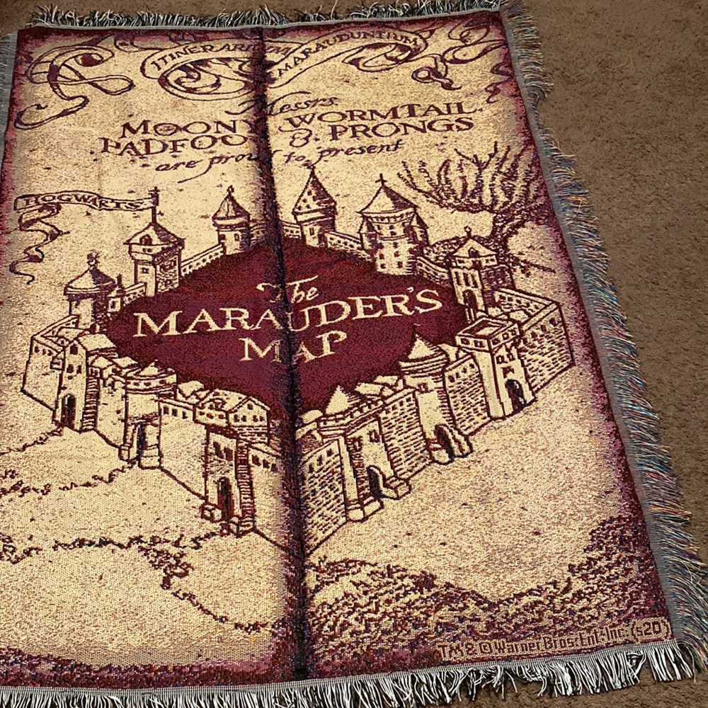 Mauranders Map blanket
